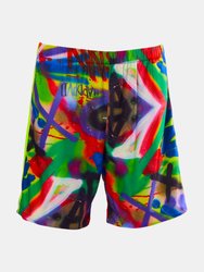 Graffiti Print Shorts