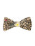 Leopard Paisley Studded Bow