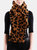 Leopard Sherpa Scarf - Leopard