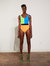 Neon Color Block Swimsuit