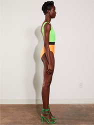 Neon Color Block Swimsuit