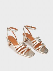 Adela Champagne Sandals