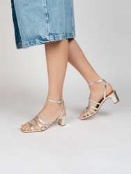 Adela Champagne Sandals