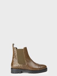 Caravelli Croco Boots Khaki - Army