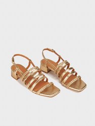 Golden Agata Sandals