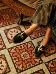 Green Patent Naily Loafers