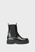 Jonna Patent Boots Green - Black