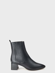 Merced Leather Boots - Black - Black