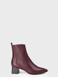 Merced Leather Boots - Burgundy - Burgundy