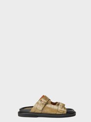 Noelia Sandals - Khaki - Croco Khaki