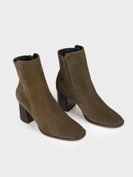 Pausa Calfskin Velvet Boots