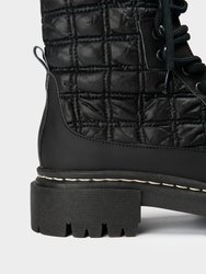 Salta Black Quilted Boots