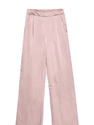 1970's Bell Bottom High-Waisted Silk Pant