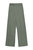 High-Waisted Silk Pant - Forest Green