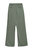 High-Waisted Silk Pant - Forest Green