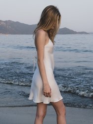 Mykonos Mini Strappy Backless Silk Dress
