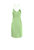 Mykonos Strappy Backless Silk Mini Dress - Avocado Green