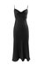 Silhouette Silk Cowl Slip Dress Classic Black - Classic Black
