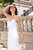 V Silk Slip Dress - Save The Bee's Earth Day - White
