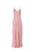 V Silk Slip Dress - Barely Pink