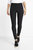 Arella Pant Slim Fit Lycra In Black Sparkle - Black Sparkle