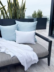 Bay View Blue 24x24 Indoor Outdoor Pillow