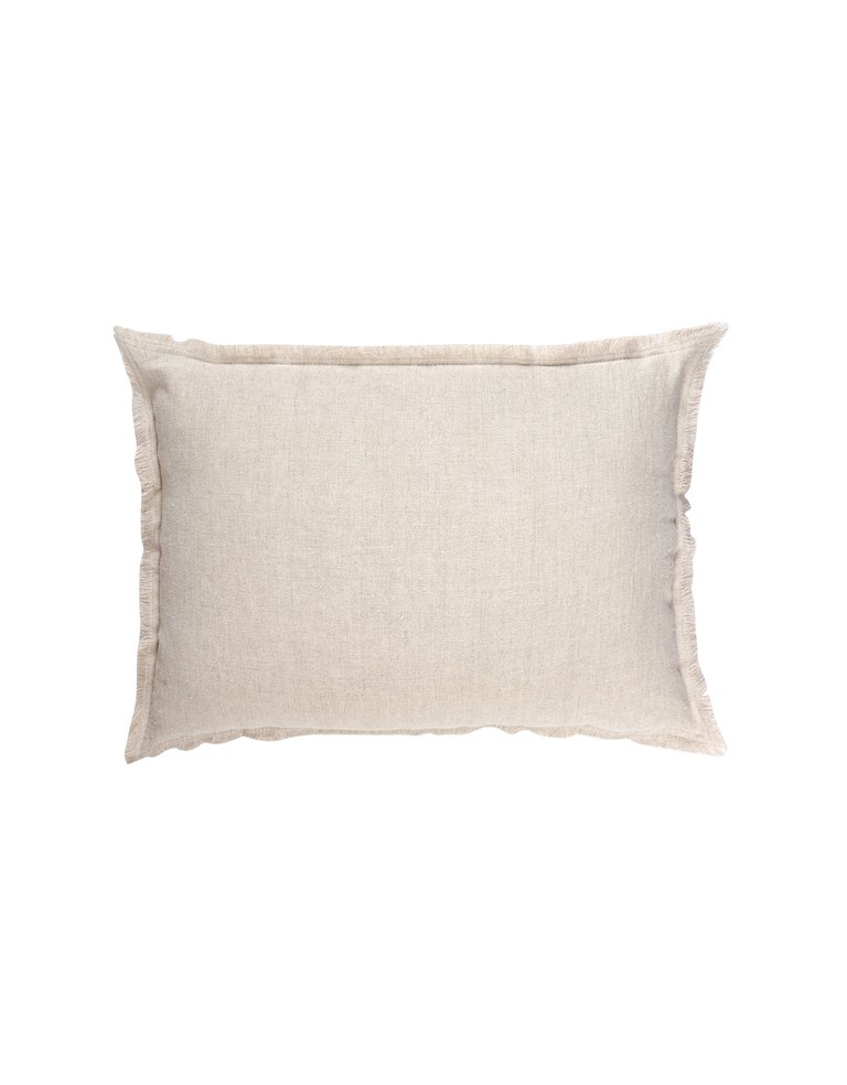 Beige So Soft Linen Pillow - Beige