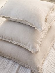 Beige So Soft Linen Pillow