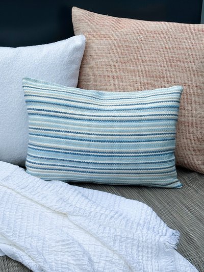 Anaya Home Blue Yacht Stripe 14x20 Indoor Outdoor Pillow product