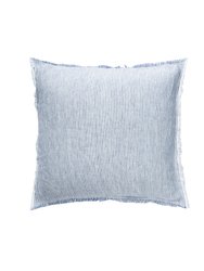 Chambray Blue Pinstripe So Soft Linen Pillow - Chambray Blue