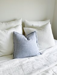 Chambray Blue So Soft Linen Pillow