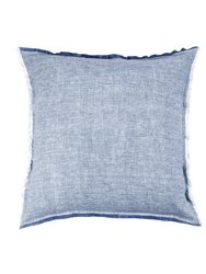 Chambray Blue So Soft Linen Pillow - Chambray Blue