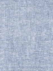 Chambray Blue So Soft Linen Pillow