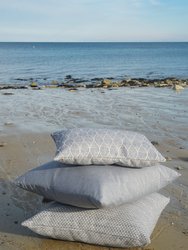 Coastal Breeze Indigo Indoor Outdoor Pillow