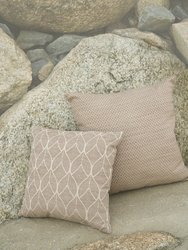 Coastal Breeze Mocha Indoor And Outdoor Pillow