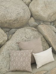 Coastal Breeze Mocha Indoor And Outdoor Pillow