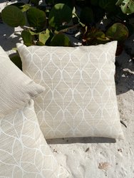 Cool Tropics Beige Indoor Outdoor Pillow