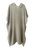 Crinkled Cotton Cuddle Hooded Poncho - Olive Grey