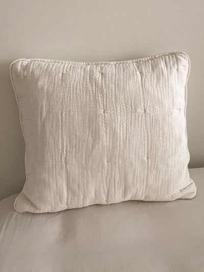 Anaya Home Easy Cotton Gauze Beige Euro Pillow product