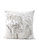 Grey Marbled Linen Pillow