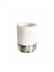 Grey Mother Of Pearl Lavender Candle (Small)
