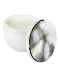 Grey Mother Of Pearl Lavender Candle