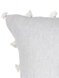 Grey Tassels So Soft Linen Pillow