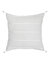 Light Grey & White Embr Stripes So Soft Linen Pillow - Light Grey & White