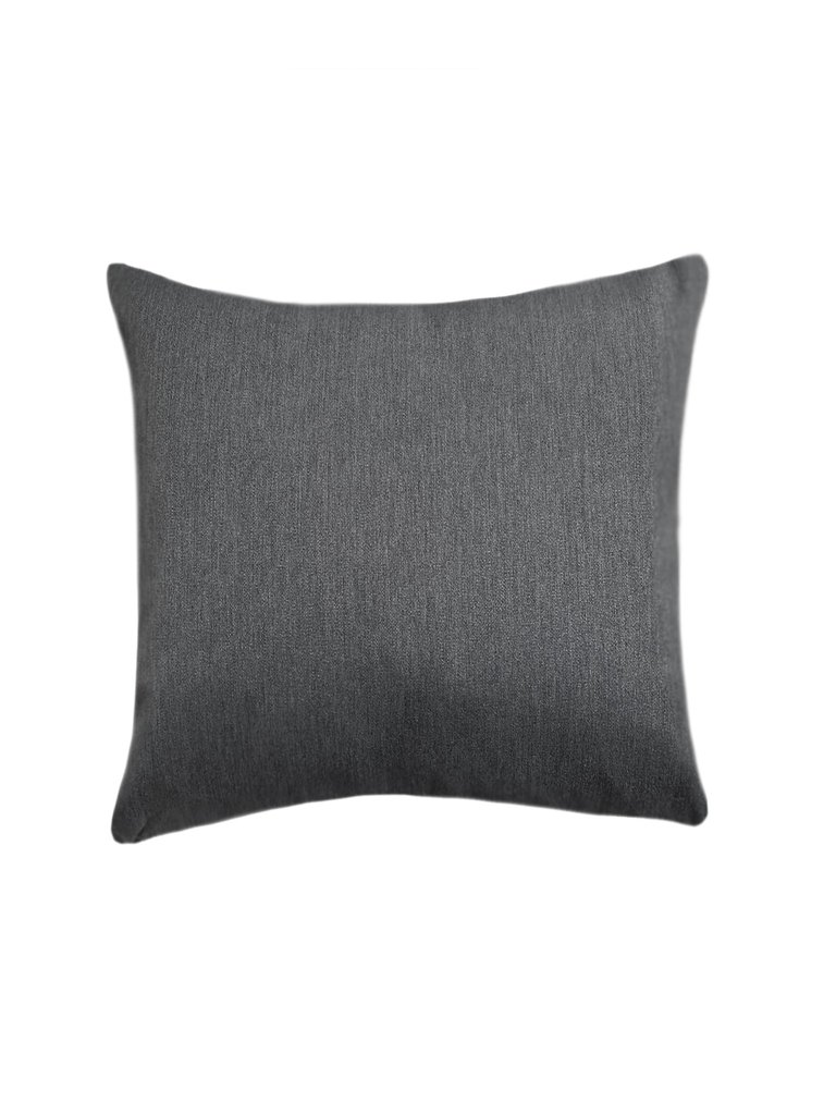 Luxe Essential Dark Grey Indoor And Outdoor Pillow - Dark Grey