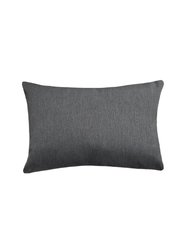 Luxe Essential Dark Grey Indoor And Outdoor Pillow