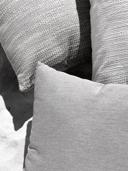 Luxe Essential Grey Indoor And Outdoor Pillow