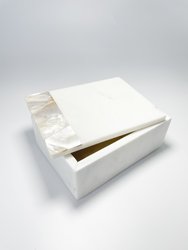 Mother of Pearl White Marble Decor Boxes