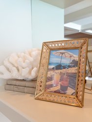 Natural Cane Wicker Picture Frame 4x6