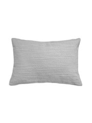 Natural Waves Grey Indoor And Outdoor Pillow - Grey